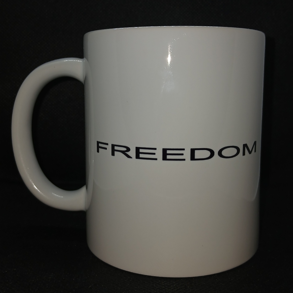 (New) Charlie Kirk "Freedom" Mug (12oz)